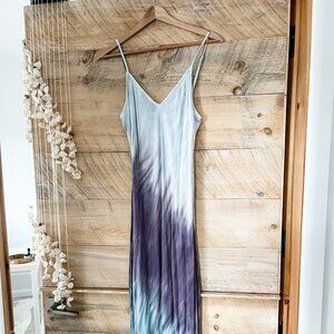 River & Sky Bias Dress Small